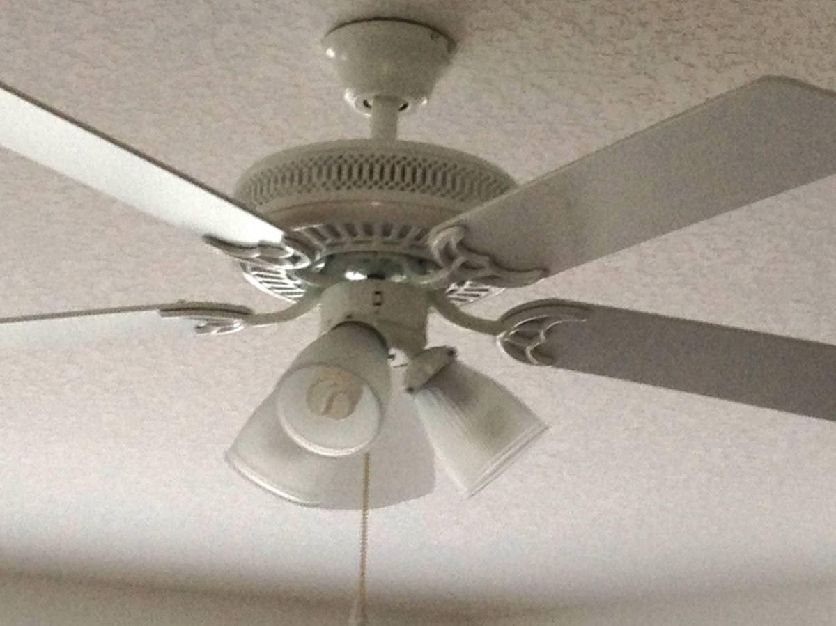 Ceiling Fan Before Lightkit